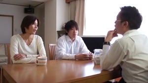 Hard pounding accompanied by asian stepmom