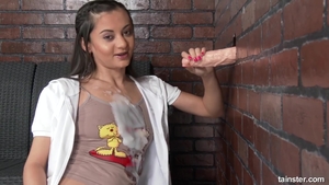 Tattooed brunette has a soft spot for hard pounding in HD