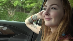 Hairy & tattooed blonde Megan Winters POV creampied