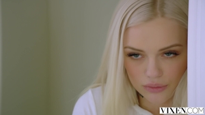 Inked blonde hair closeup shared