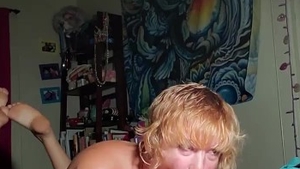 Chubby and muscle amateur choked