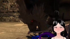 Evil hentai gets plowed