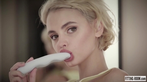 Real fucking in company with blonde haired