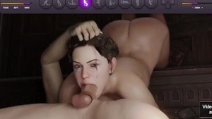 Acrobatic hard handjob