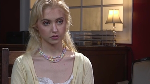 Blonde hair helps with creampie in HD