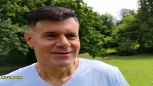 Busty and natural 18 yr old Taylee Wood squirt in park