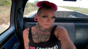 MILF creampie in public