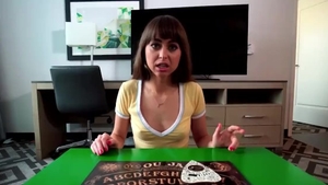 Small tits stepsister fantasy cumshot