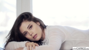 Pussy fucking together with hairy brunette Little Caprice