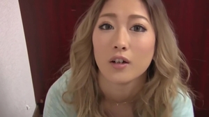 Asian blonde really enjoys sloppy fucking in stockings HD