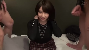 Big boobs stepmom censored threesome