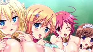 Big tits female orgy HD