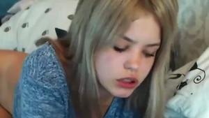 Big boobs blonde masturbation female orgasm on webcam in HD