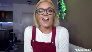 Large boobs stepmom Aubrey Black needs nailed rough in HD