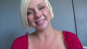 Big tits and sexy stepmom POV cum in mouth