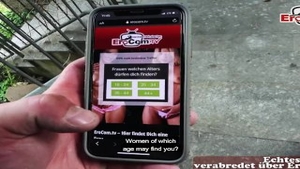 Reality deutsch nailed hard in public