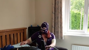 Hard slamming in company with amateur