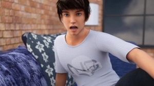 Sex scene in the company of MILF