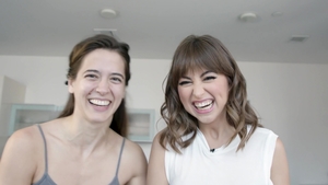 Fetish rough nailing escorted by hairy brunette Riley Reid