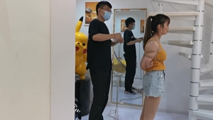Chinese brunette fetish BDSM