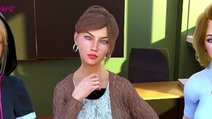 Redhead roleplay in the school