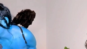 Inked big tits girl fetish fun with toys live on cam in HD