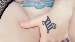 Good fuck inked stepmom in fishnet