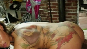 Muscled ebony model loves sex HD