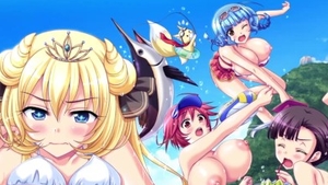 Large boobs teen bends to get fucked at the beach in HD