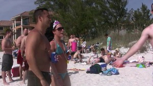 Girl nailed hard at the beach