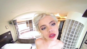 Latina in the bed in HD