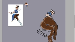 Big ass brunette art nailed hard