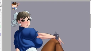 Big ass asian brunette has a passion for art fucking HD