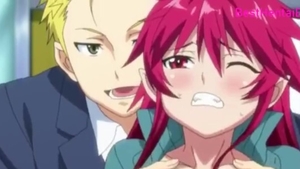 Cumshot in company with big ass teen