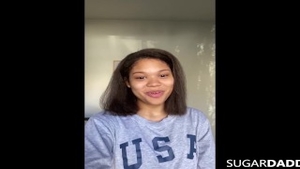 Latina slut loves first time hard nailining