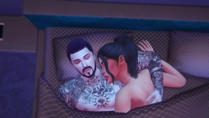 Tattooed married chick cheating interracial bang in HD