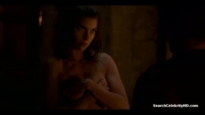 Blonde haired Emilia Clarke female orgasm sex video in HD