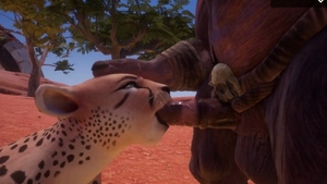 Wild furry pounding HD