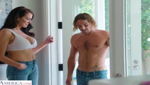 Hard pounding alongside very hot stepmom