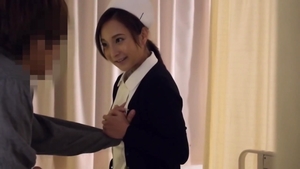 Large boobs japanese nurse got her pussy smashed