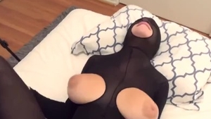 Creampie very kinky german wearing catsuit