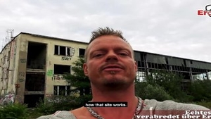 German bitch fitness in public