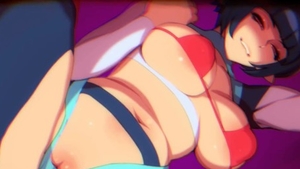 Big tits brunette really enjoys slamming hard HD