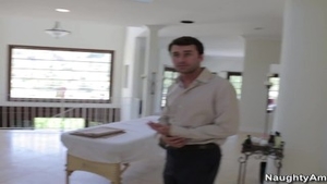 'Krissy Lynn pounds A large 10-Pounder'