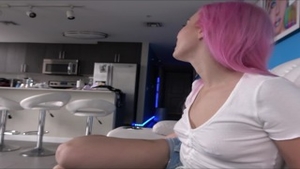 Aria Banks finds dick to fuck