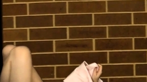 Brunette masturbating