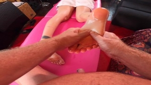 Hard fucking accompanied by petite mature