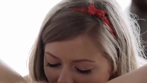 Blonde haired orgasm