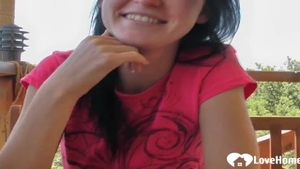 Hot babe agrees to good fucking