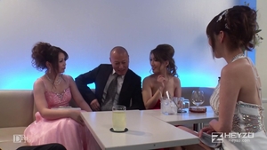 Large tits uncensored group sex